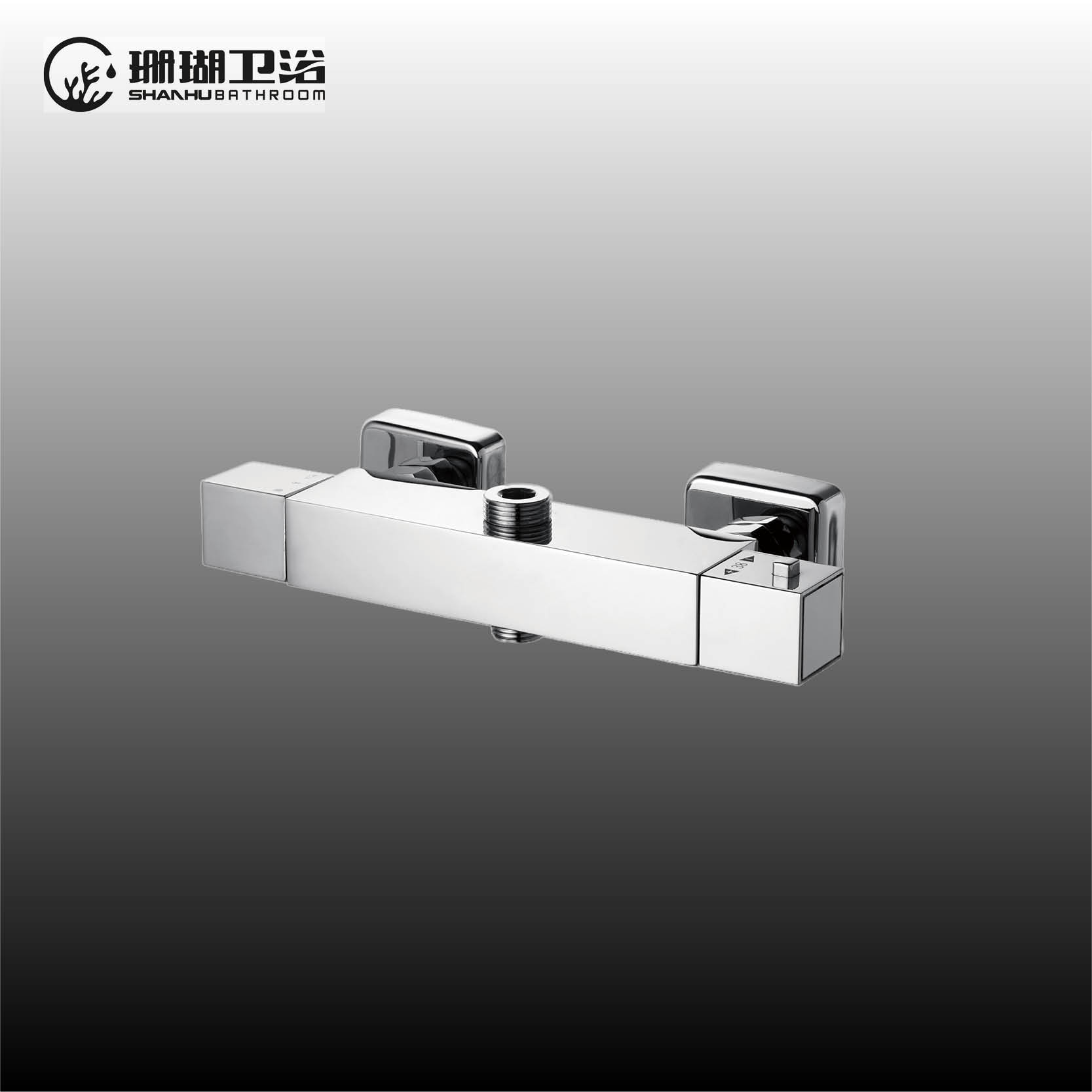 Exposed thermostatic bar vavle