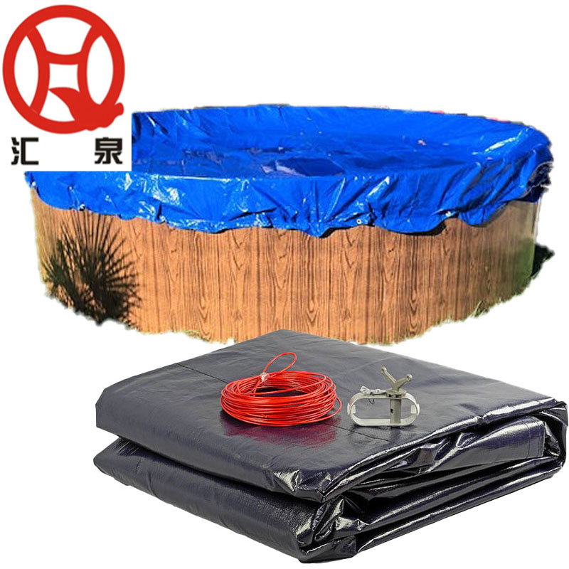 8ft 10ft 12ft round green black pe swimming pool cover