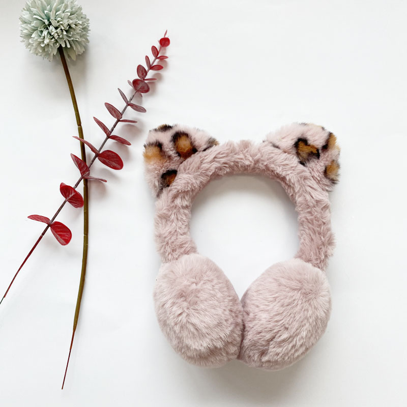 130925 Kid Winter Fashion Younger Girl Earmuff-Leopard