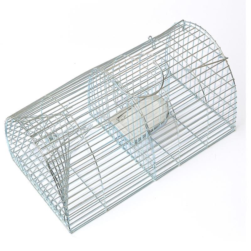 Galvanized Live Animal Trap Humane Live Animal Cage Trap for Rat,Mouse