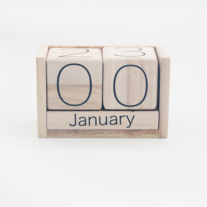 Natural Wood Calendar