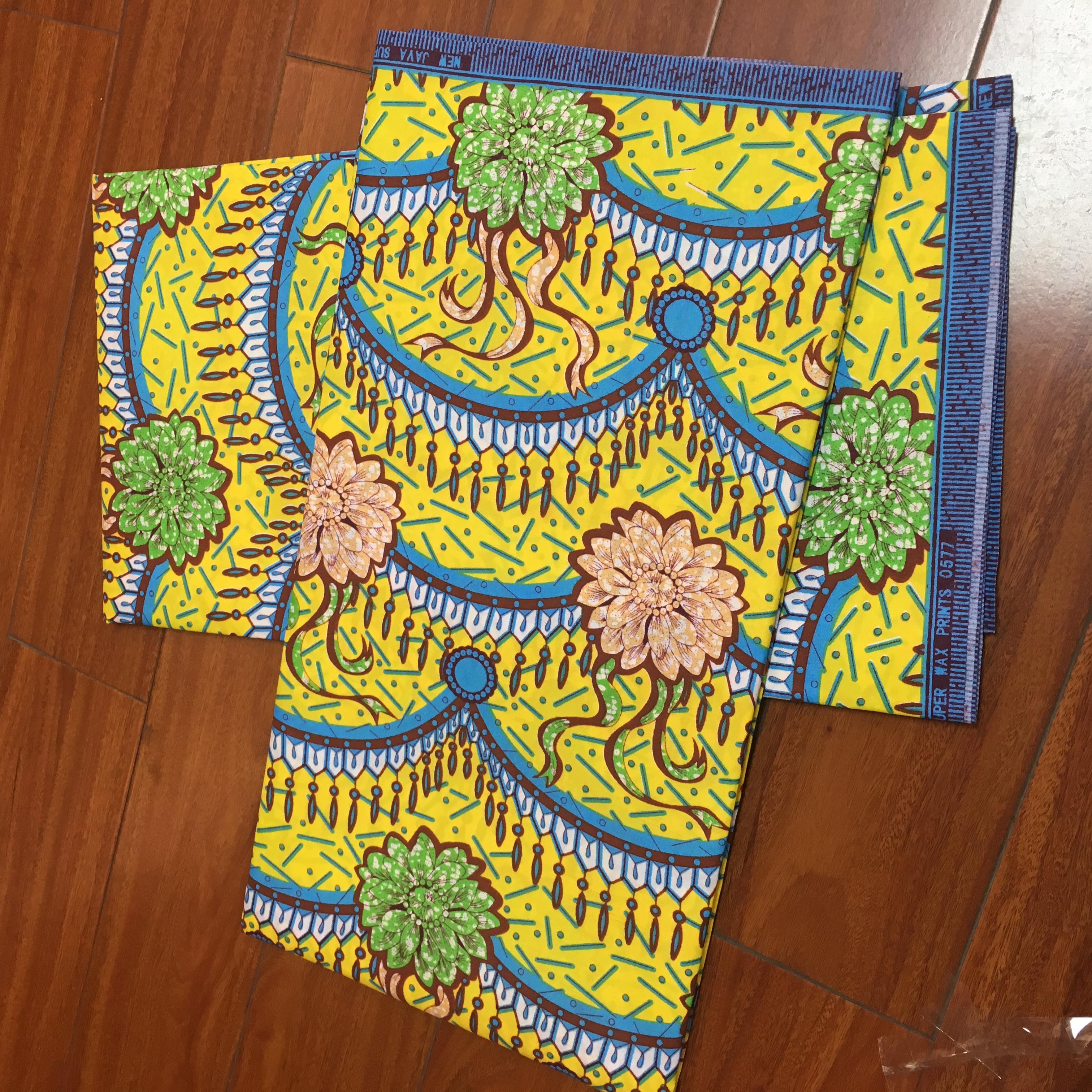 Custom design 6 yards ankara holland material super african wax print fabric