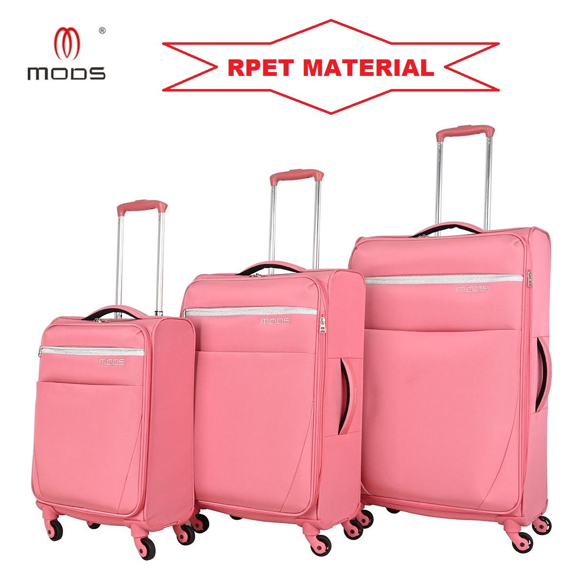 Mods Luggage - Rpet Polyester Trolley Case 4w