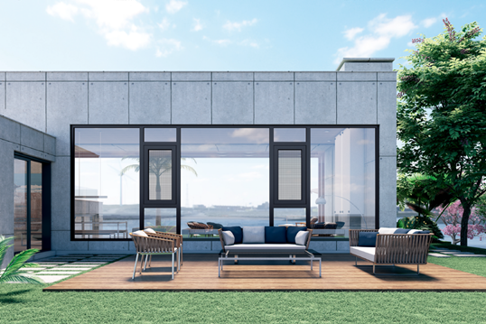125 screen casement window