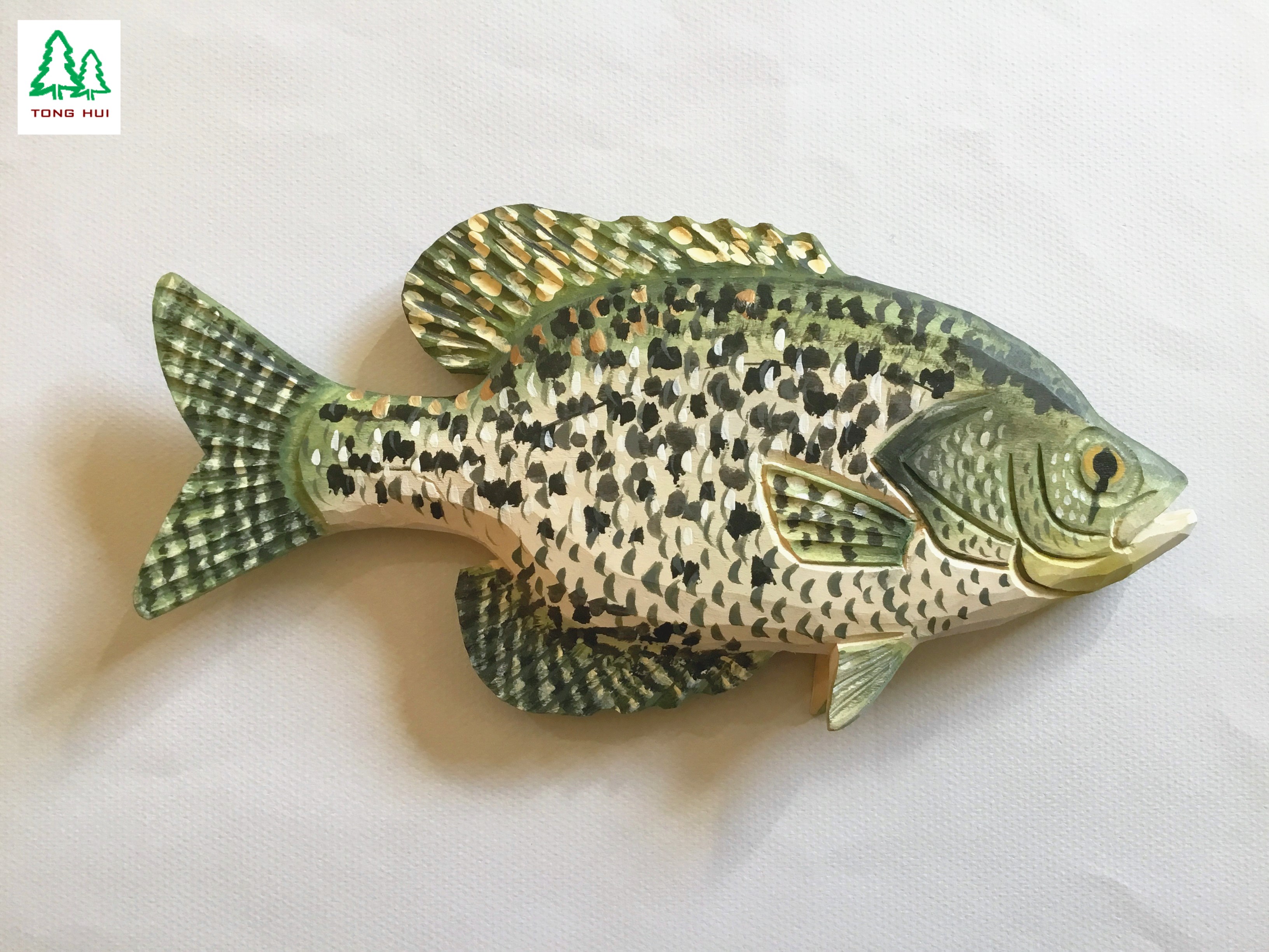 Wooden carved fish