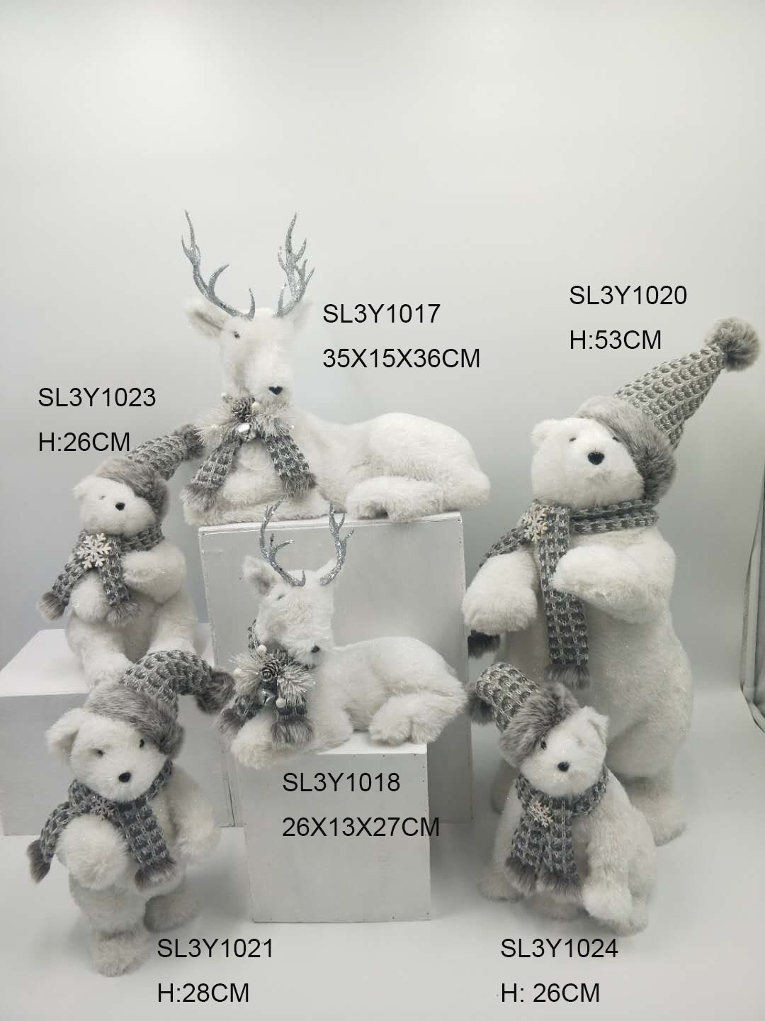 Christmas Deer And Bear