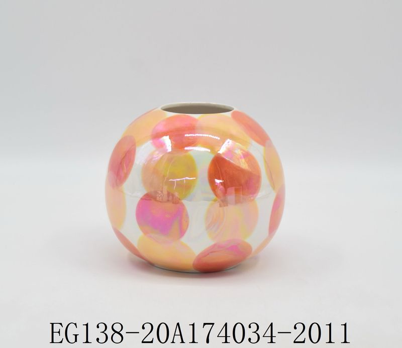 Ceramic Modern Vase for Home Decor, Decorative Vases for Mantel, Living Room, Kitchen, Bedroom Decoration