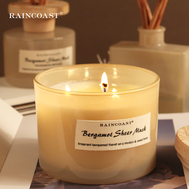 RAINCOAST 17703 350G Scented Candle Jar For Home Fragrance