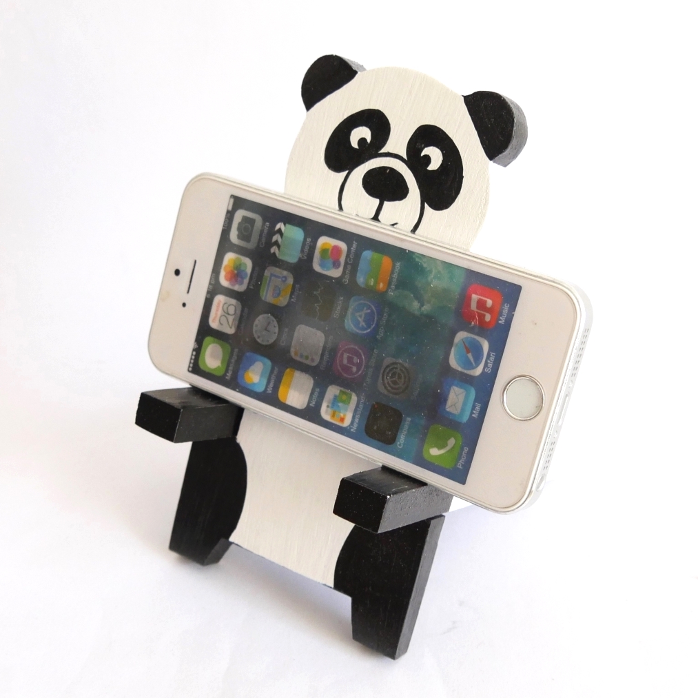 Wood Mobile Holder