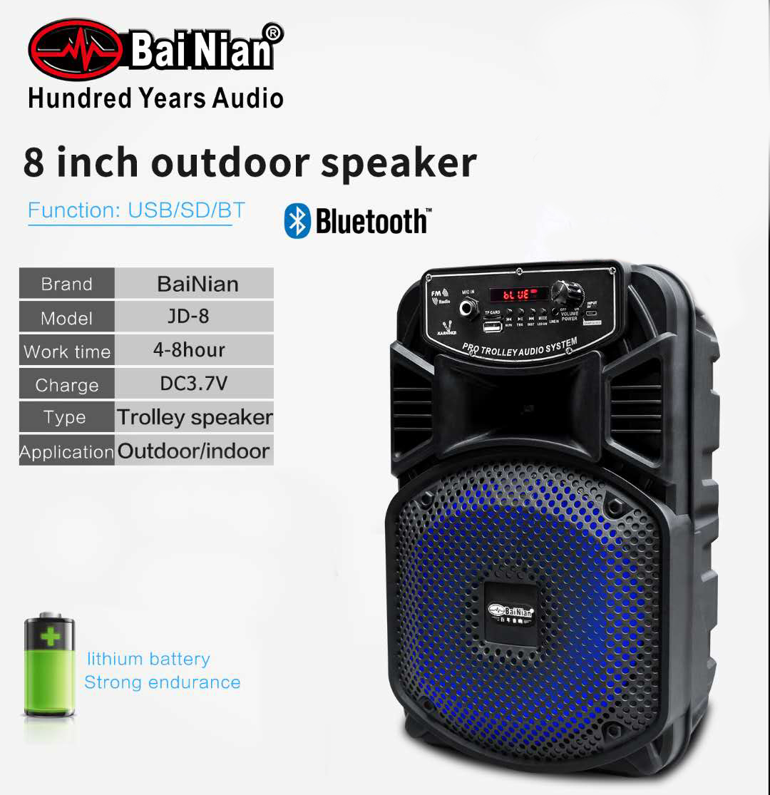 8inch Outdoor Active Portable Speaker