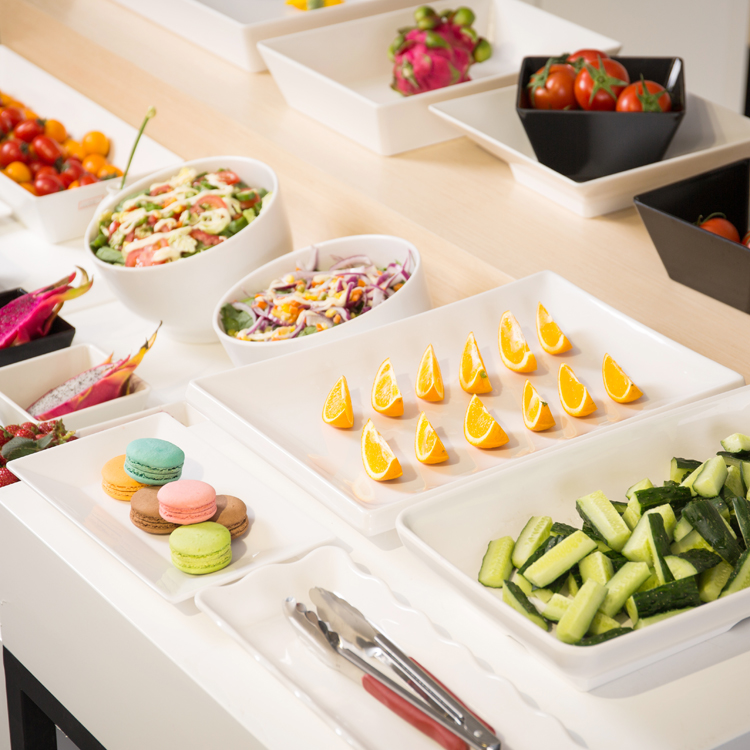 new food grade commercial hotel restaurant buffet dinnerware