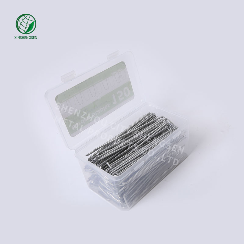 3.0mm hot selling galvanized garden staple