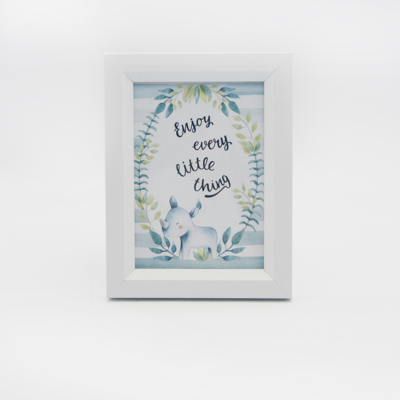 MDF White Photo Frame 4x6"