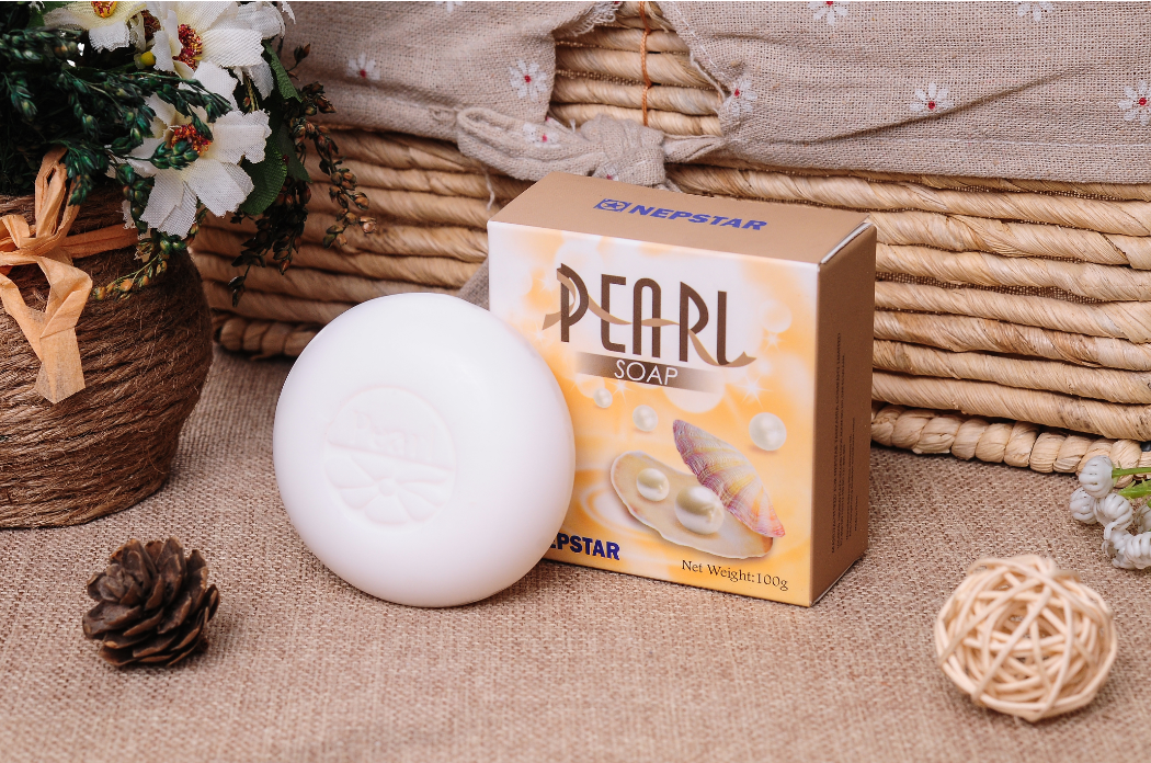 factory supply 100g pearl beauty soap , whitening soap
