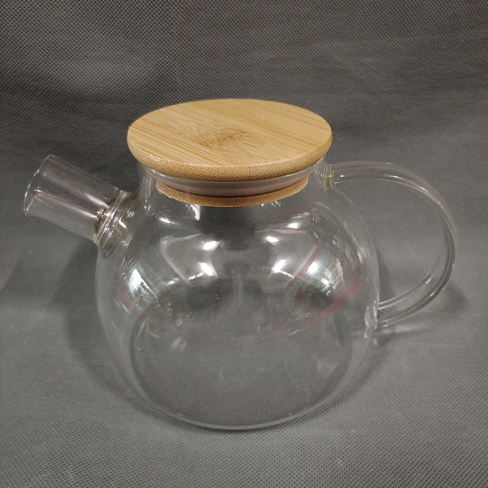 Glass teapot with bamboo lid 1000ml