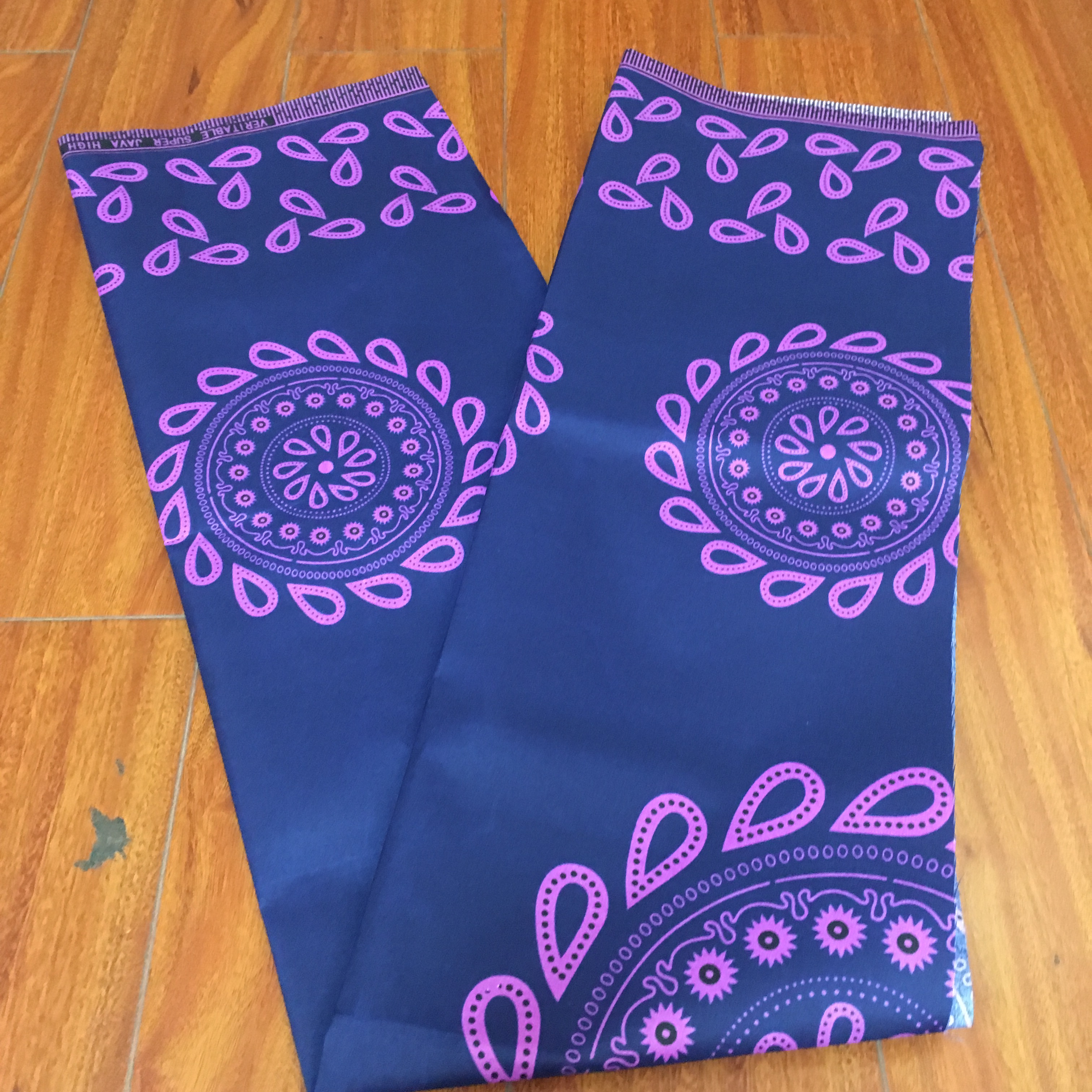 100% Polyester wax printing african fabric sale
