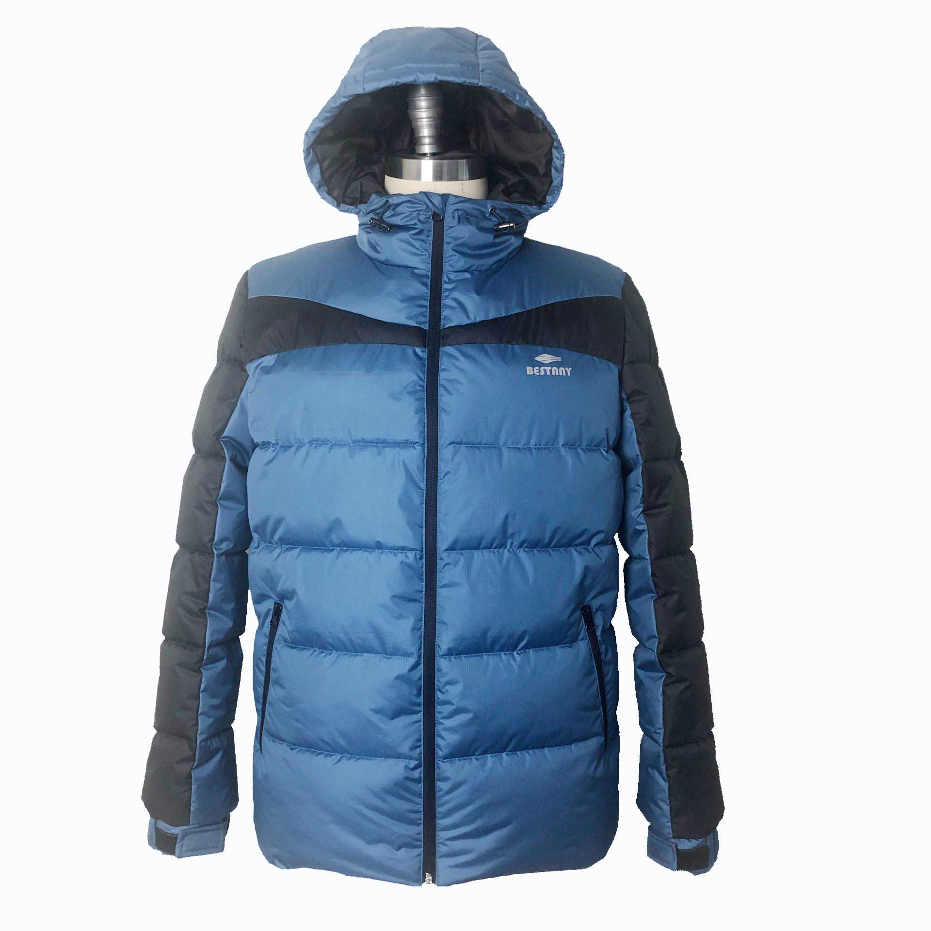 Men's hood padded jacket