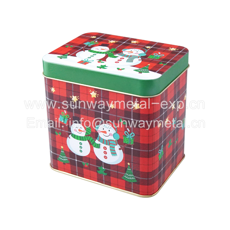 christmas tin box storage tin promotional gifts tin can