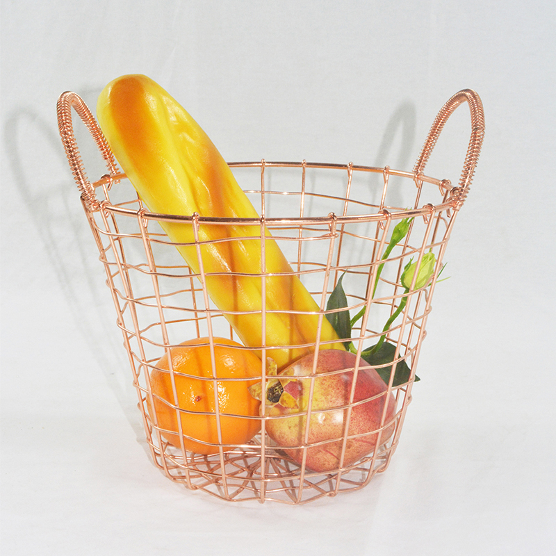Christmas wire gift storage basket