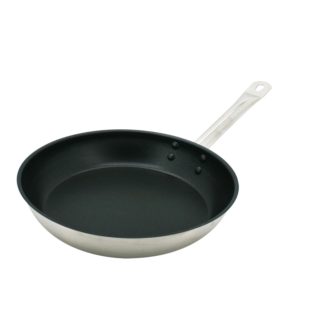 Non Stick S/S Fry Pan(Single Handle)-Sandwich Bottom