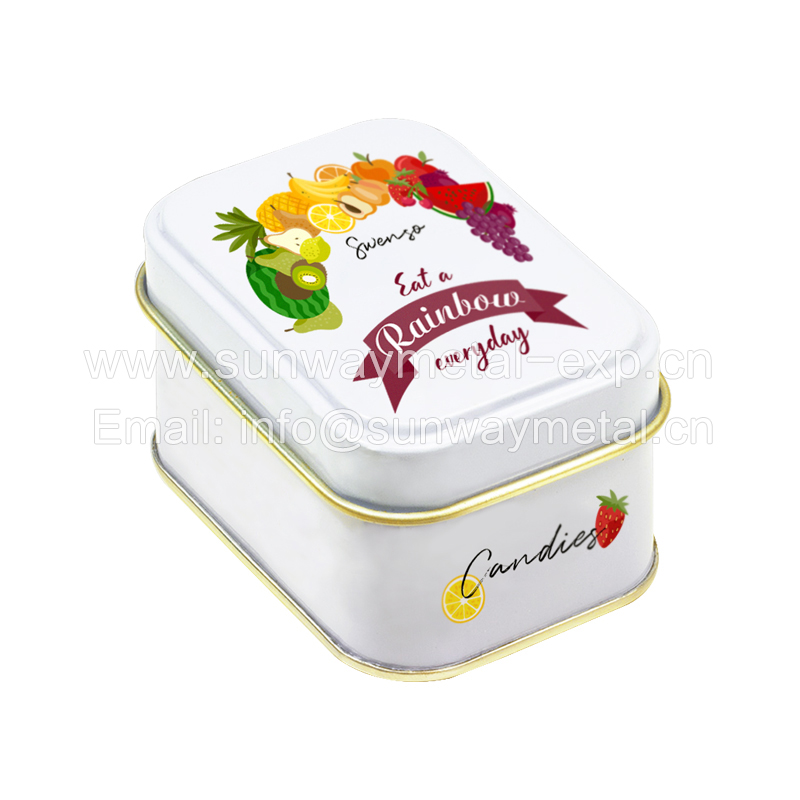 Candy mini tin box Food packaging 2 size Promotional gifts