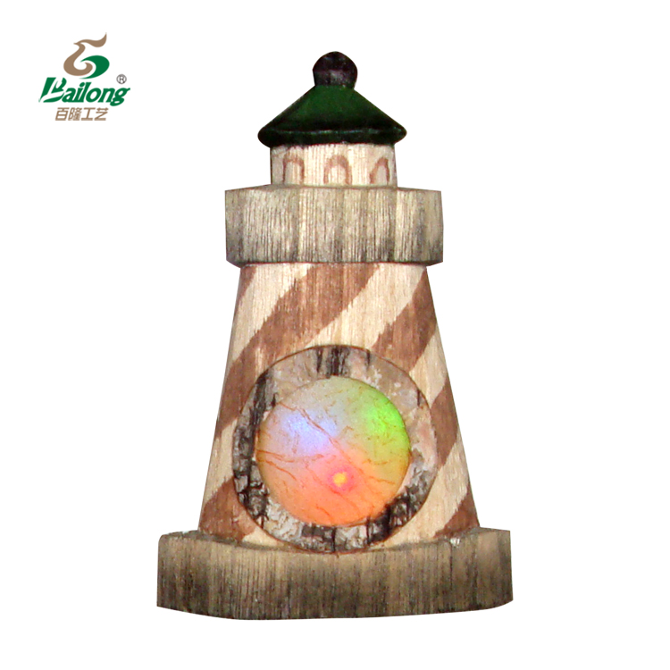Led lights in the shape of wooden animals