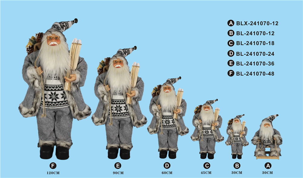 30cm/45cm/60cm/90cm/120cm height set of Santa Clause