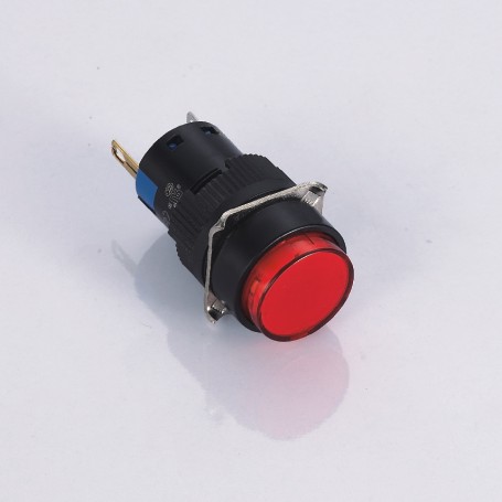 16mm plastic square pushbutton switch momentary