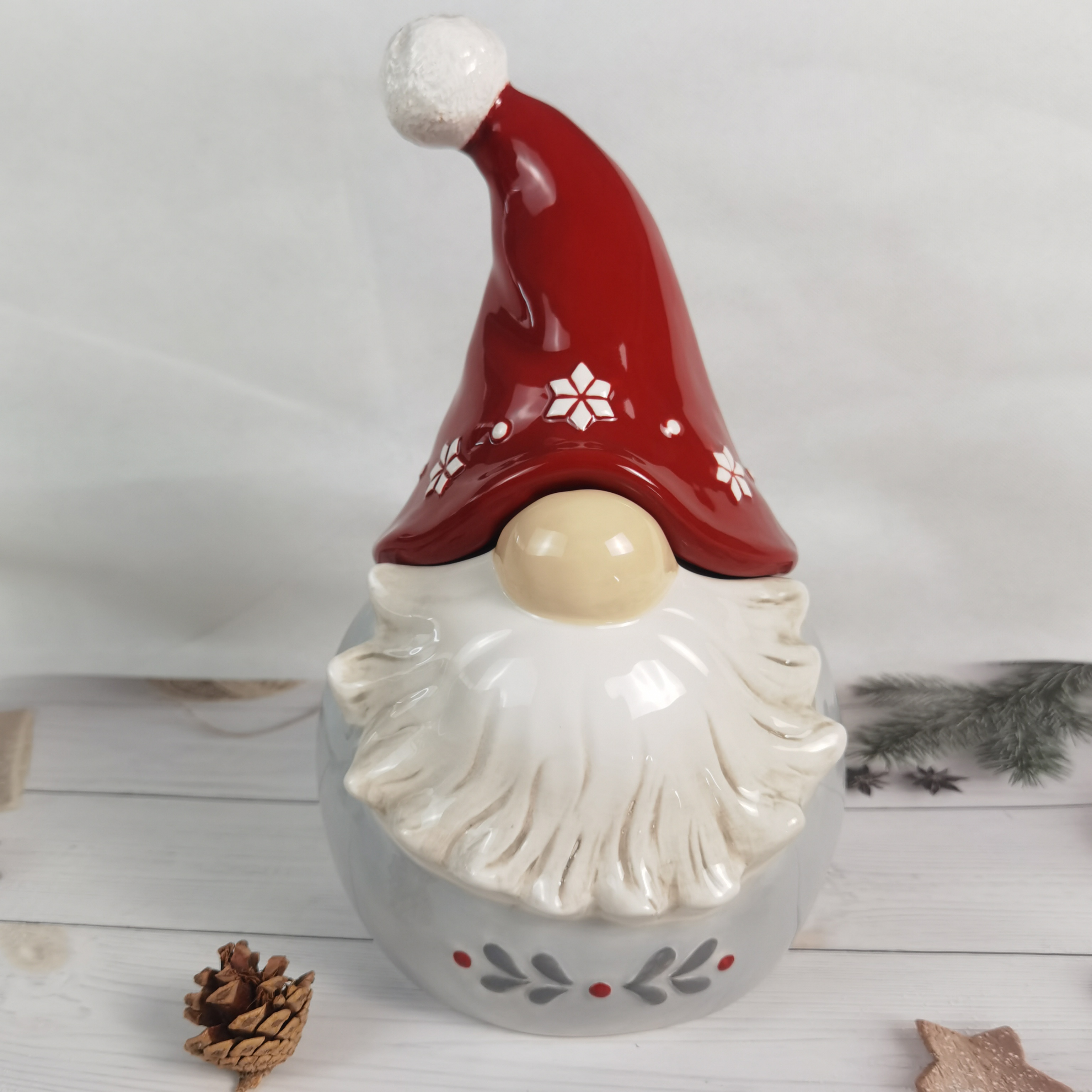 Christmas cookie jar for daily-used