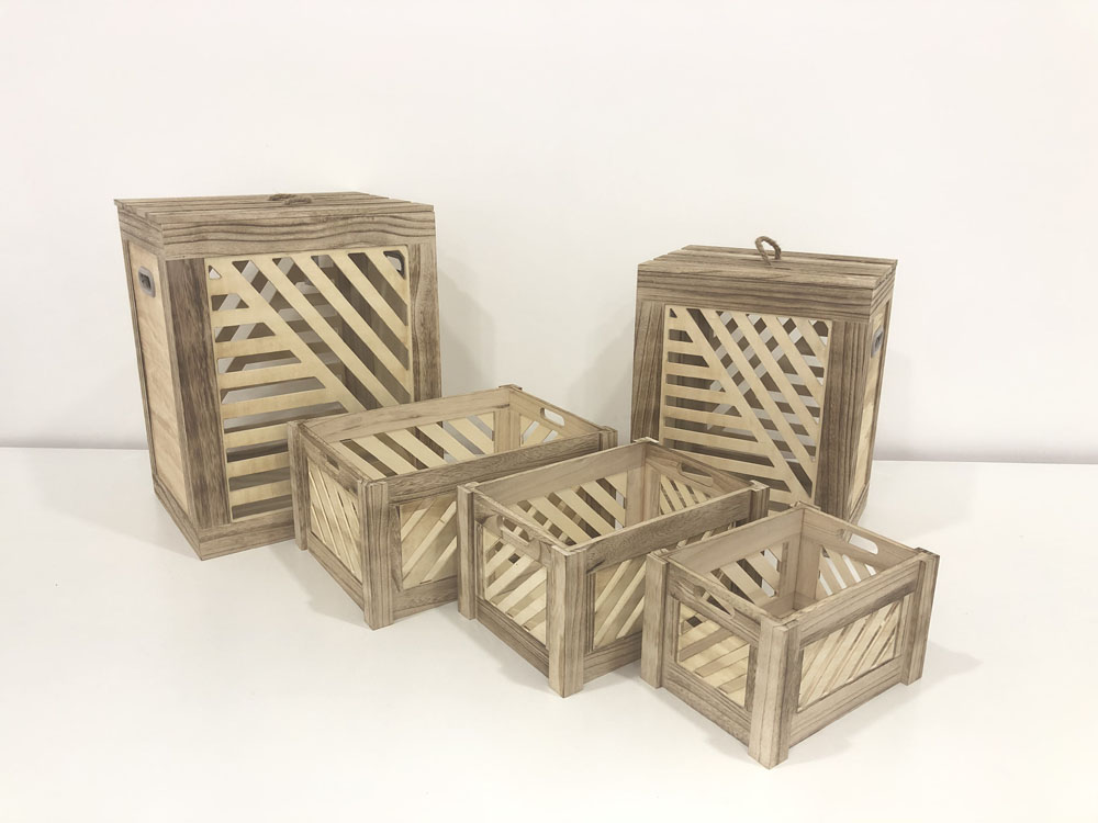 Wooden Box, Storage Box, Wooden Crates -GY201013