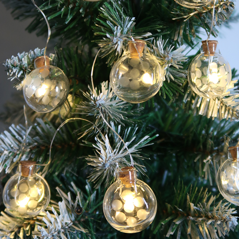 Glass ball string light