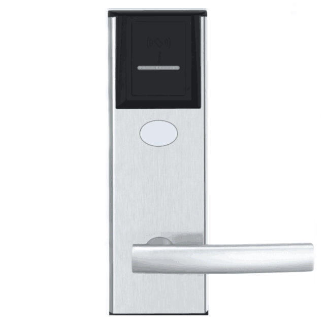 Goodum Electronic ANSI Rfid M1 T5557 Card Mechanical Key Smart Hotel Door Lock A2100