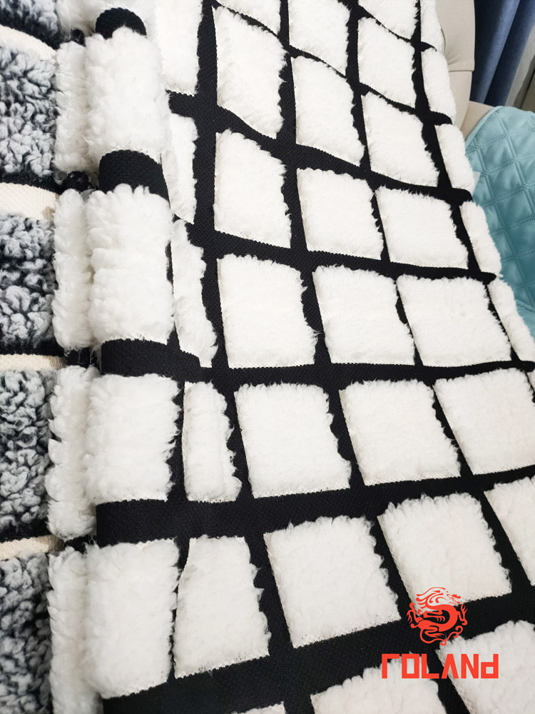 Jacquard Sherpa With Backside Printing