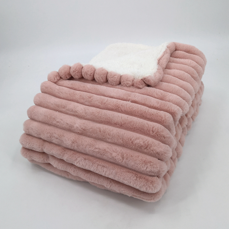 Corduroy Rabbit Furx Fur Throw
