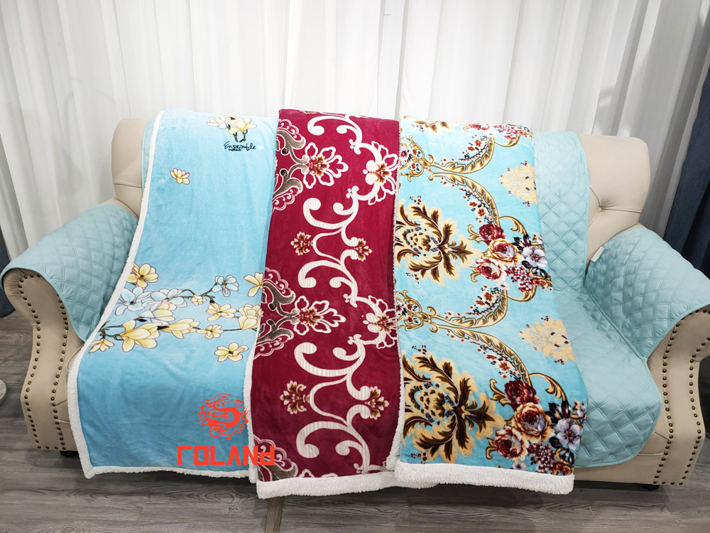 Rotary Printing Flannel Blanket/Throw