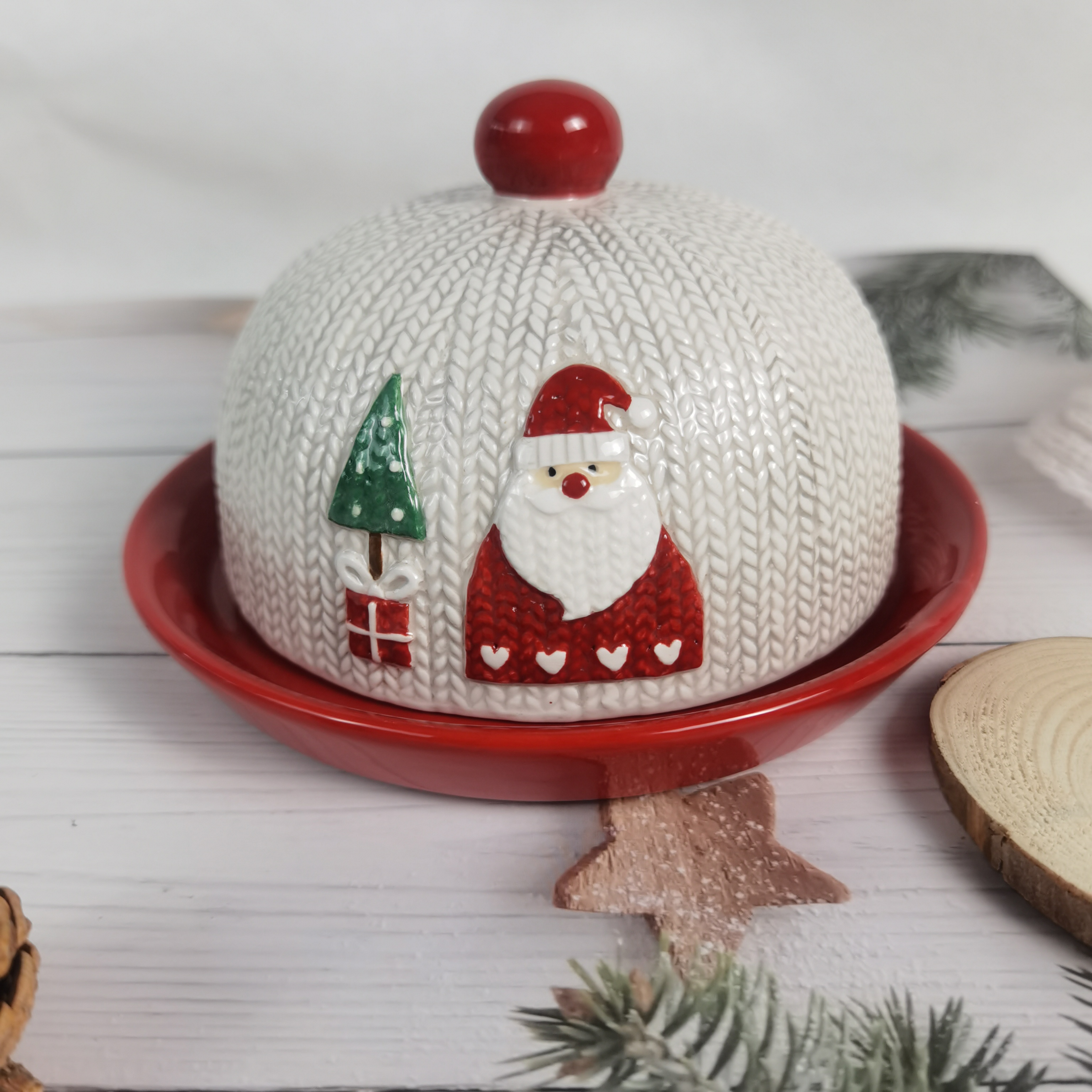 Butter dish Christmas Design