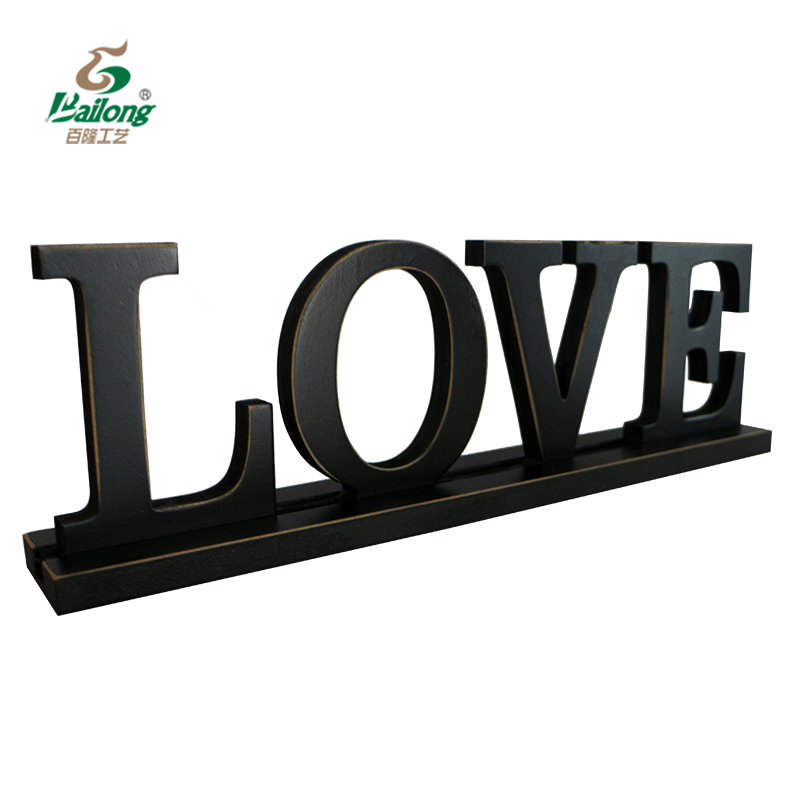 Home decorative mdf sign with base for home decor