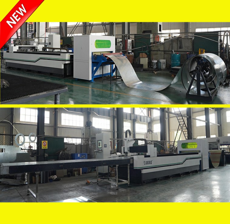 Galvanized Steel Coil Sheet Roll Auto-Feeding CNC Laser Cutting Machine