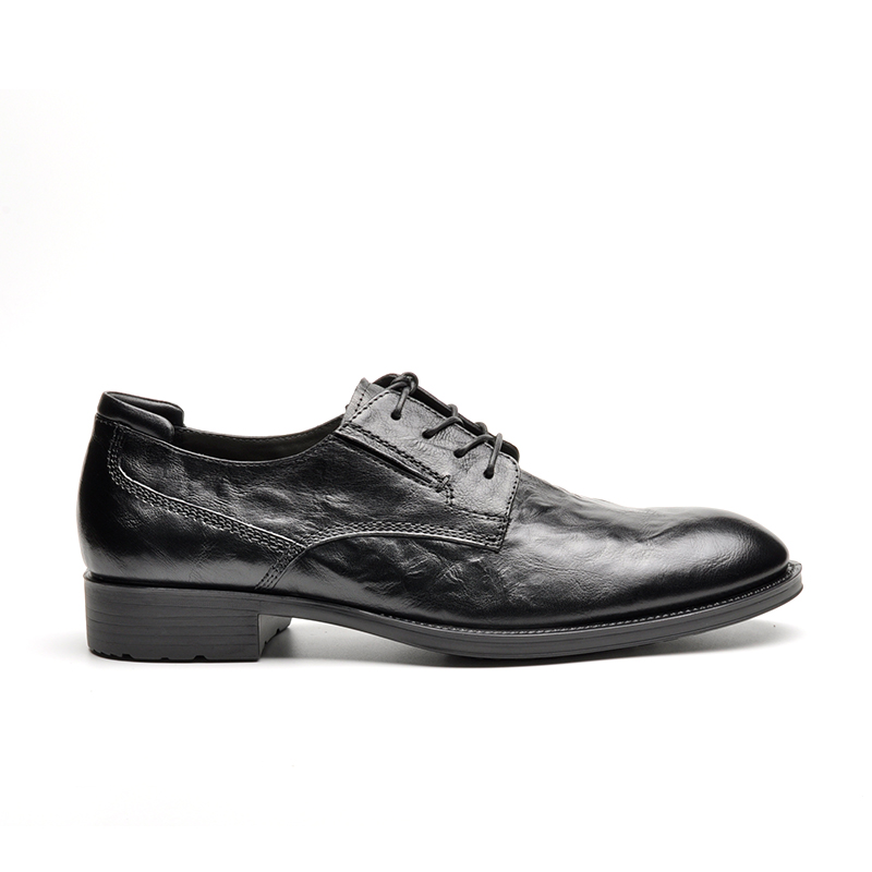 Wild wrikled leather dress shoe M537-01