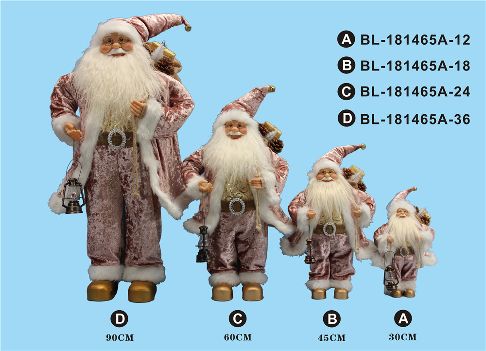 30cm/45cm/60cm/90cm height set of Santa Clause