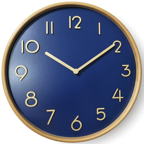 wood wall clock