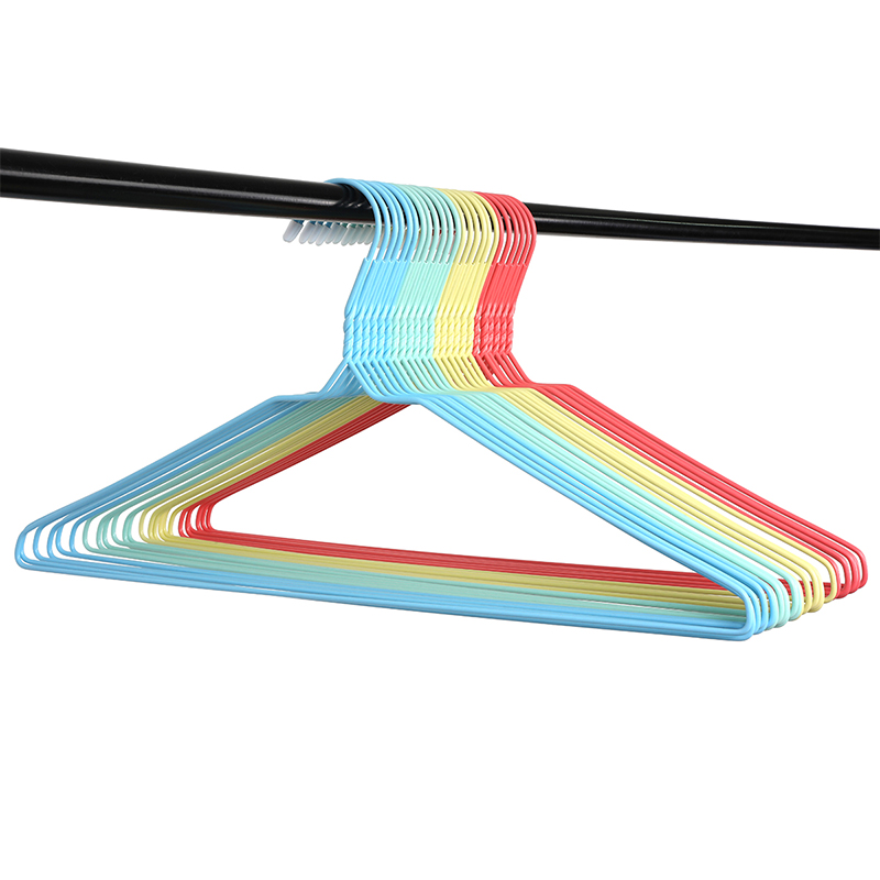 2020 PE Coated Laundry Wire Clothes Metal Hanger Wholesale