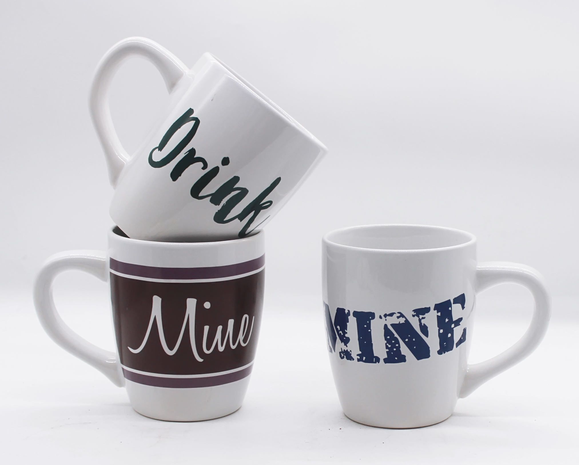 26OZ stoneware mug with decal printing