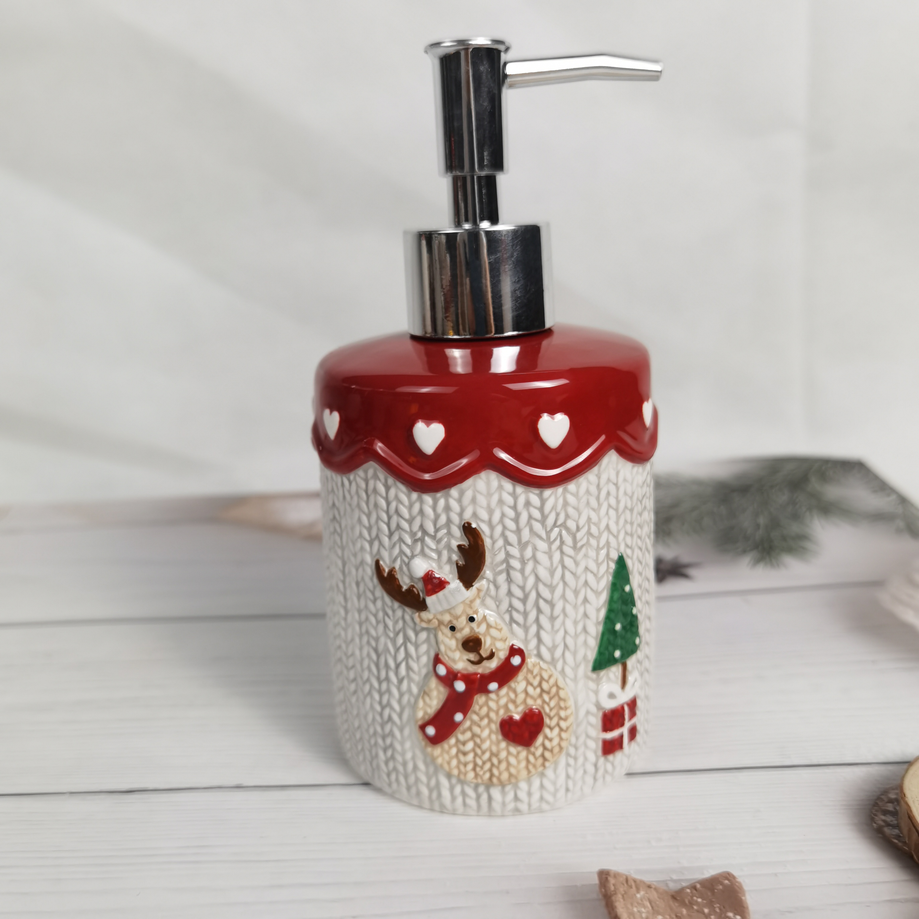 Christmas Deer design bath bottle