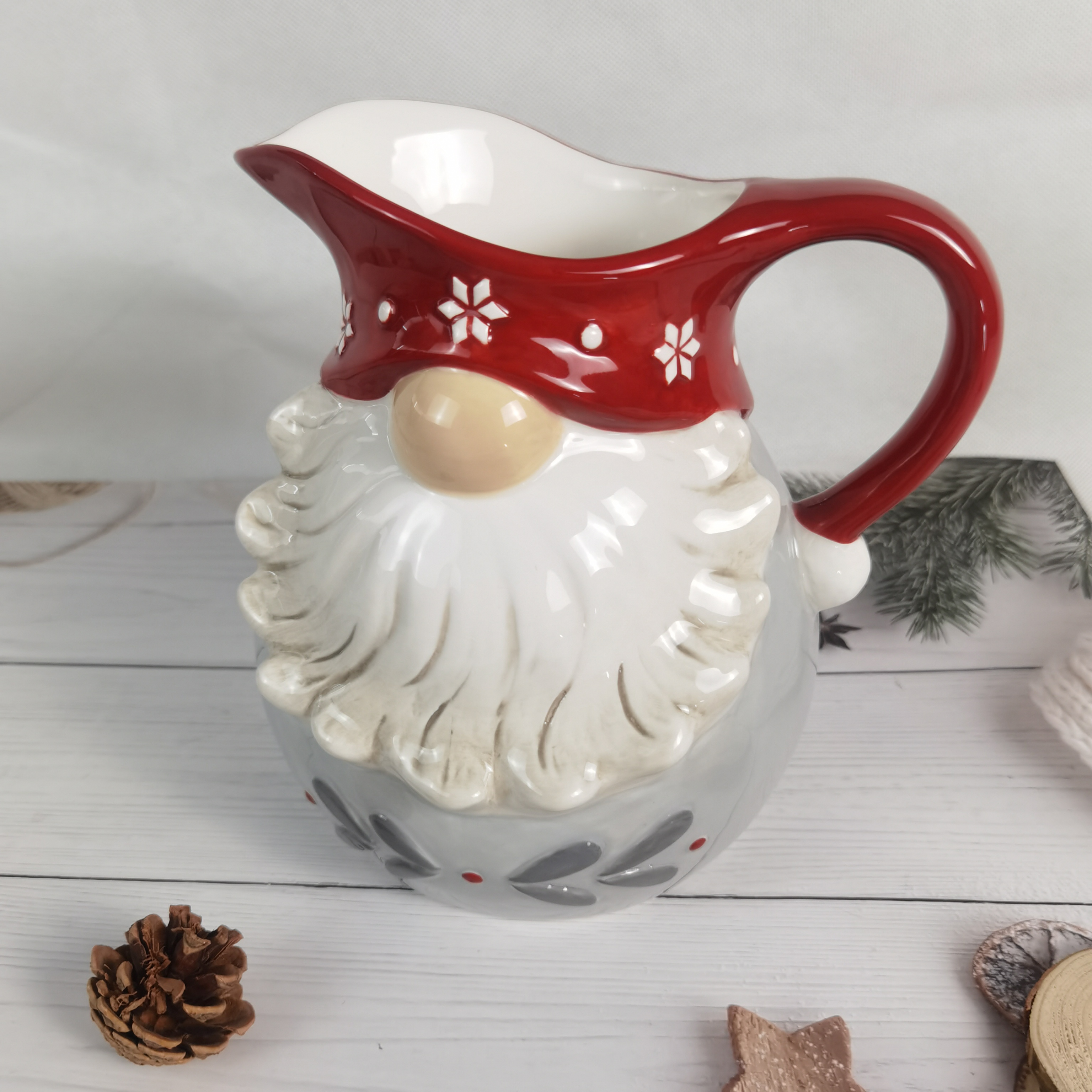 Christmas water jar in 3d shape