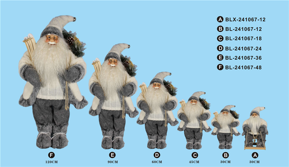 30cm/45cm/60cm/90cm/120cm height set of Santa Clause