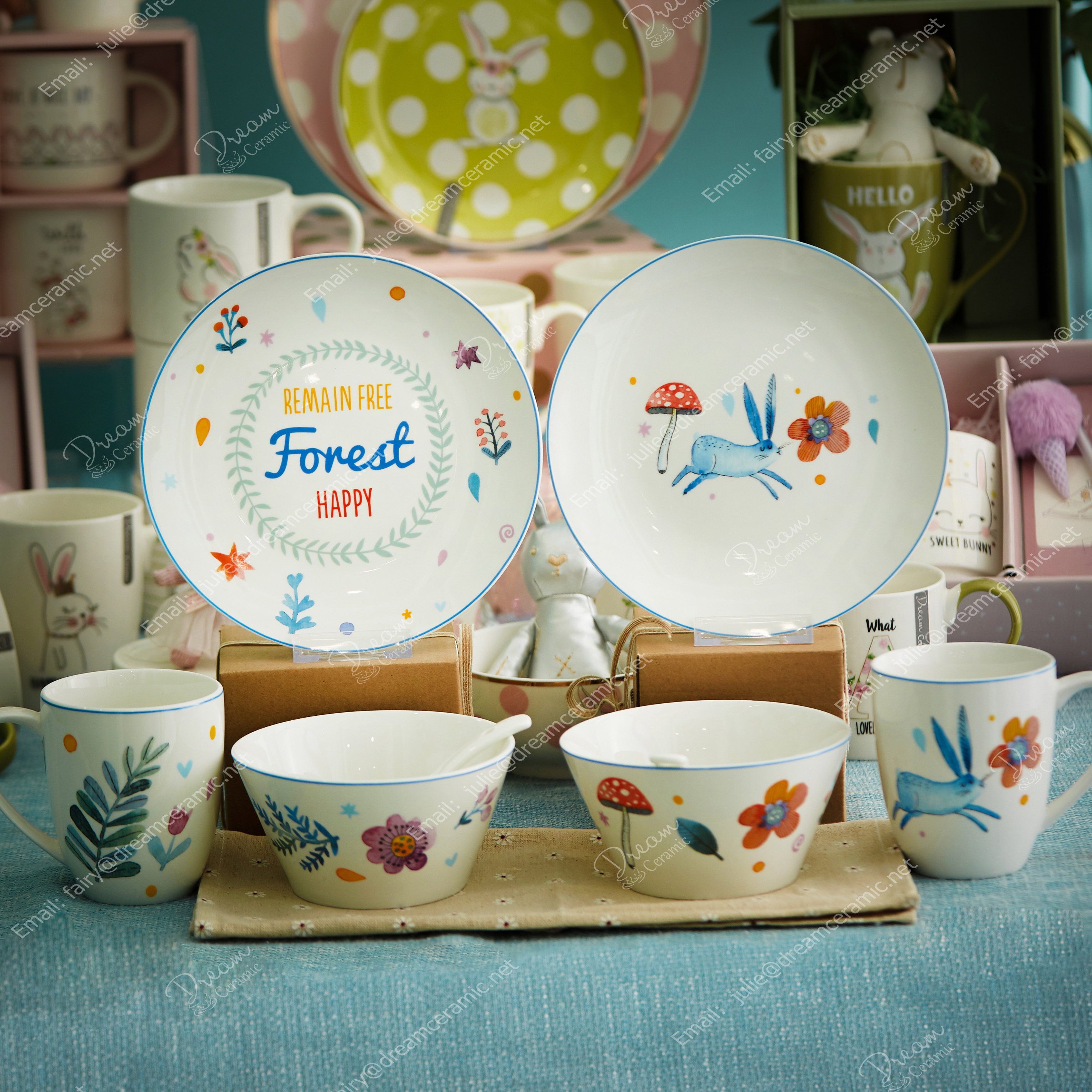 LILING DREAM CERAMIC CO. LTD – White dinnerware 2