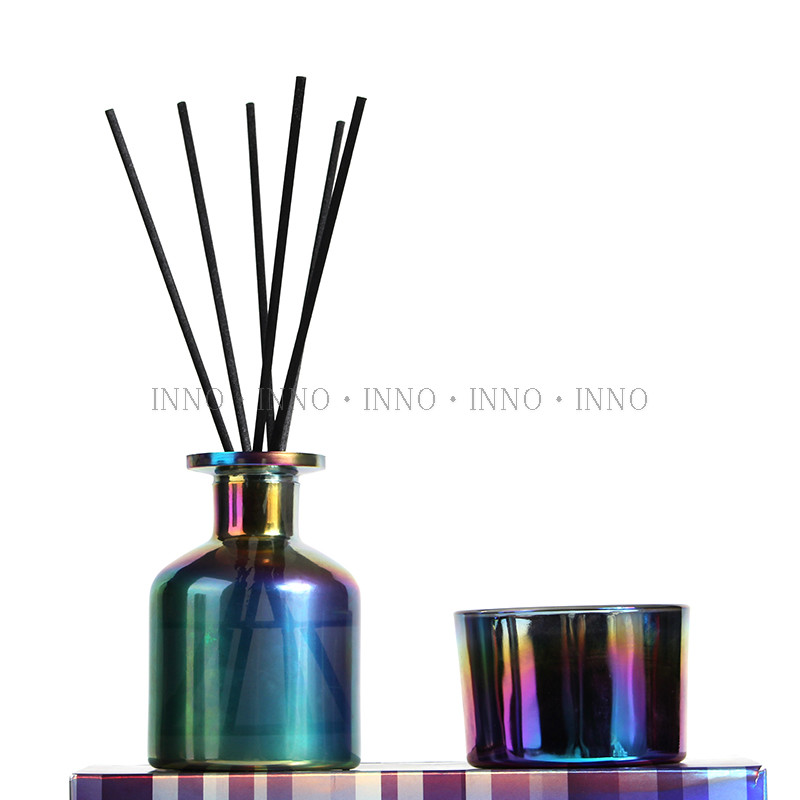 RAINCOAST 17603 100ML Fragrance Reed Diffuser&95G Scented Candle Gift Set For Home Fragrance And Home Decoration
