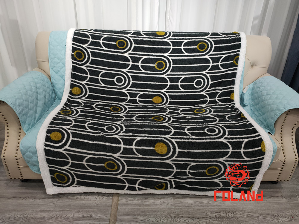 Printed Micro Plush With Mink Backside 2 Layer Blanket/Throw