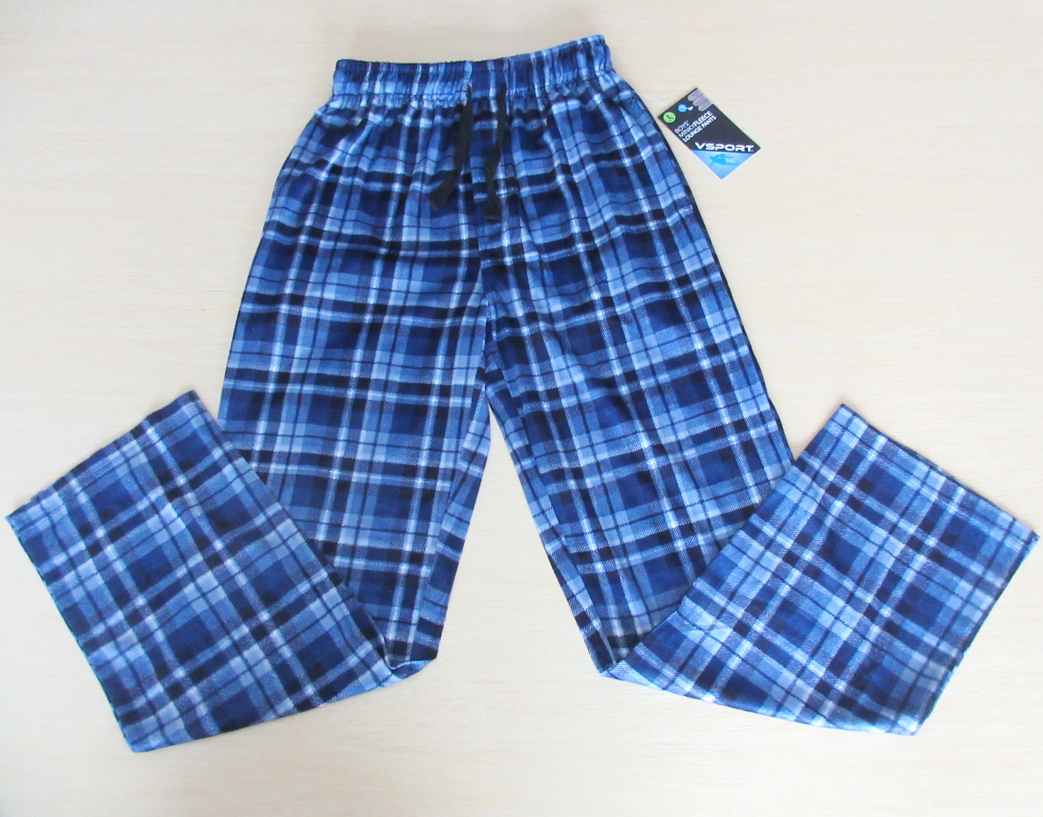 Pant boys checker knit pant plaid lounge pants kids children Minky fleece pants